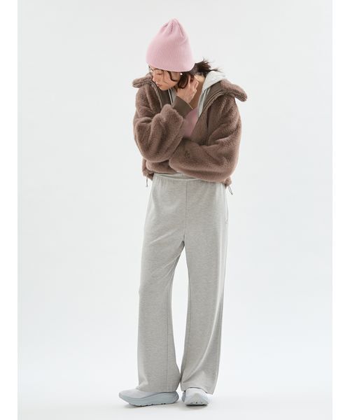 emmi(エミ)の「【W&T】ワイドイージーパンツ(その他パンツ・レディース・グレー/ブラック・0/1)」の16枚目の写真