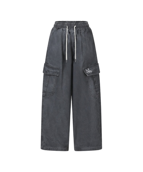 MUCENT(ムセント)の「エルビンカーゴコットンバンディングパンツ (3カラー)(その他パンツ・レディース・チャコール/ベージュ/ダークカーキ・FREE)」の1枚目の写真