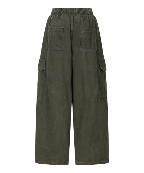 MUCENT(ムセント)の「エルビンカーゴコットンバンディングパンツ (3カラー)(その他パンツ・レディース・チャコール/ベージュ/ダークカーキ・FREE)」の8枚目の写真