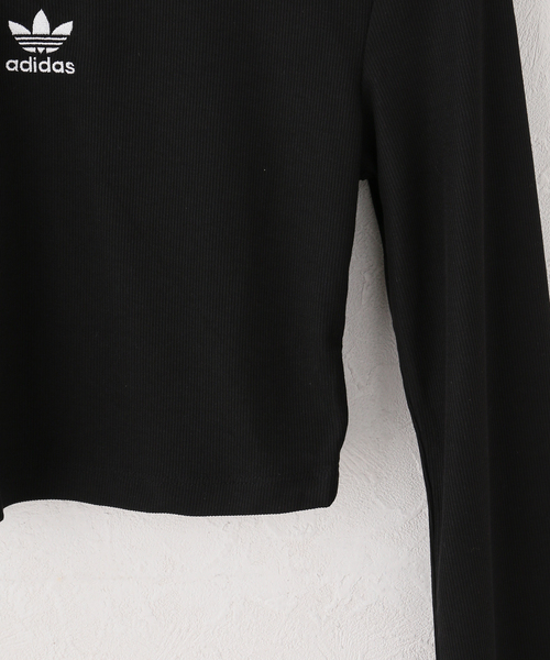adidas Originals(アディダスオリジナルス)の「adidas originals / アディダス オリジナルス ORI ESSENTIALS SCALLOP(Tシャツ/カットソー・レディース・ホワイト/ブラック・MEDIUM)」の5枚目の写真
