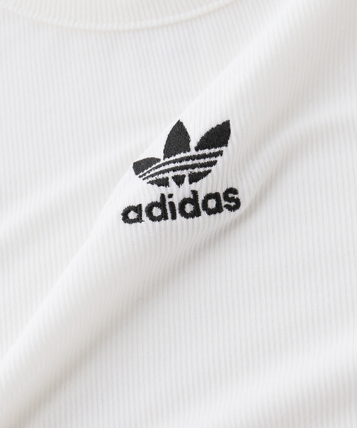 adidas Originals(アディダスオリジナルス)の「adidas originals / アディダス オリジナルス ORI ESSENTIALS SCALLOP(Tシャツ/カットソー・レディース・ホワイト/ブラック・MEDIUM)」の13枚目の写真