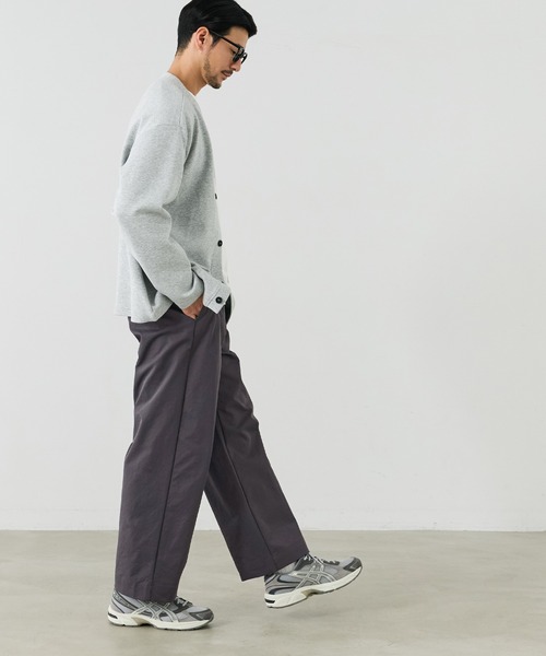 coca(coca)(コカ)の「ソフトツイルワイドチノパンツ(チノパンツ・メンズ・アイボリー/チャコール・L/M/XL)」の9枚目の写真