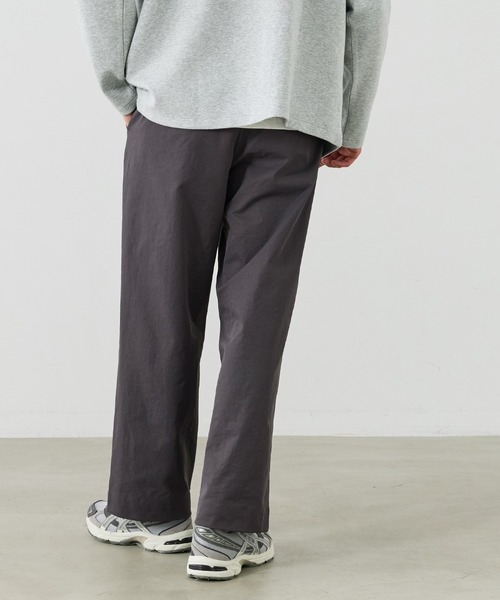 coca(coca)(コカ)の「ソフトツイルワイドチノパンツ(チノパンツ・メンズ・アイボリー/チャコール・L/M/XL)」の11枚目の写真