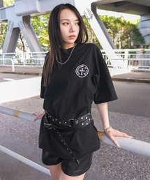 WEGO/【26年春夏新作】アクセ付きバーチカルロゴグラフィックT