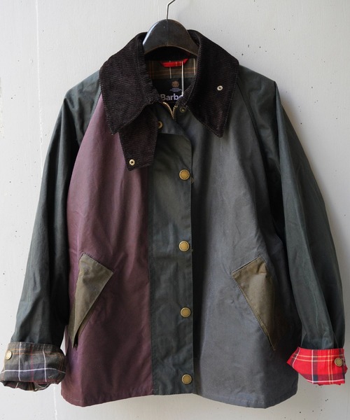 Barbour(バブアー)の「BARBOUR (バブアー) Barbour Patchwork Transport Wax Jacket/LWX1561(ブルゾン・レディース・グリーン系その他・8/10)」の1枚目の写真