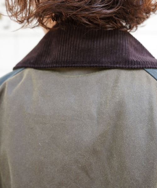 Barbour(バブアー)の「BARBOUR (バブアー) Barbour Patchwork Transport Wax Jacket/LWX1561(ブルゾン・レディース・グリーン系その他・8/10)」の4枚目の写真