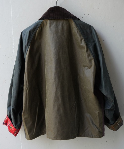 Barbour(バブアー)の「BARBOUR (バブアー) Barbour Patchwork Transport Wax Jacket/LWX1561(ブルゾン・レディース・グリーン系その他・8/10)」の8枚目の写真