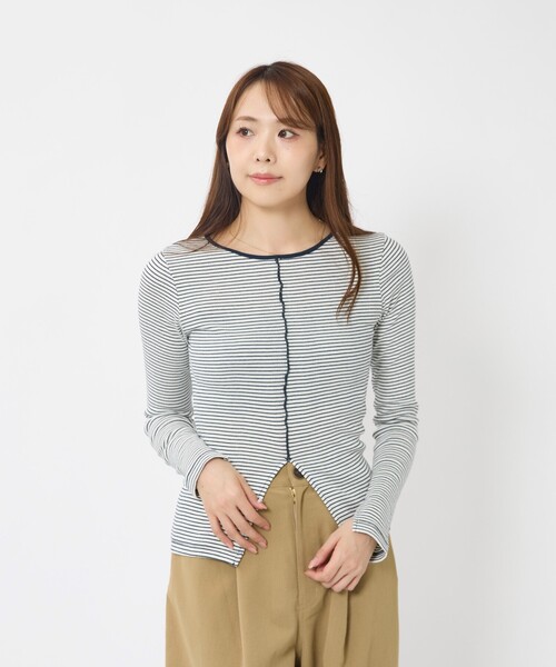 MILLER(ミラー)の「【Robert P Miller | ロバート・ピー・ミラー】Prib Slit PO/カットソー/長袖(Tシャツ/カットソー・レディース・ホワイト系その他/ブラウン系その他/ブラウン/チャコールグレー/ブラック系その他・フリー)」の20枚目の写真