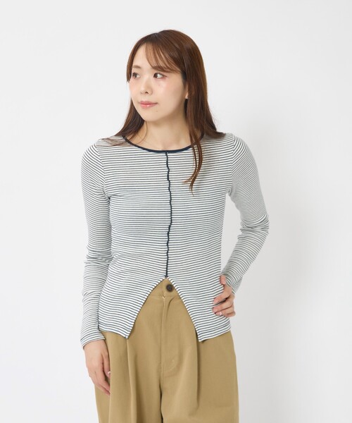 MILLER(ミラー)の「【Robert P Miller | ロバート・ピー・ミラー】Prib Slit PO/カットソー/長袖(Tシャツ/カットソー・レディース・ホワイト系その他/ブラウン系その他/ブラウン/チャコールグレー/ブラック系その他・フリー)」の21枚目の写真