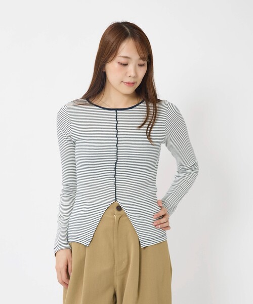 MILLER(ミラー)の「【Robert P Miller | ロバート・ピー・ミラー】Prib Slit PO/カットソー/長袖(Tシャツ/カットソー・レディース・ホワイト系その他/ブラウン系その他/ブラウン/チャコールグレー/ブラック系その他・フリー)」の22枚目の写真