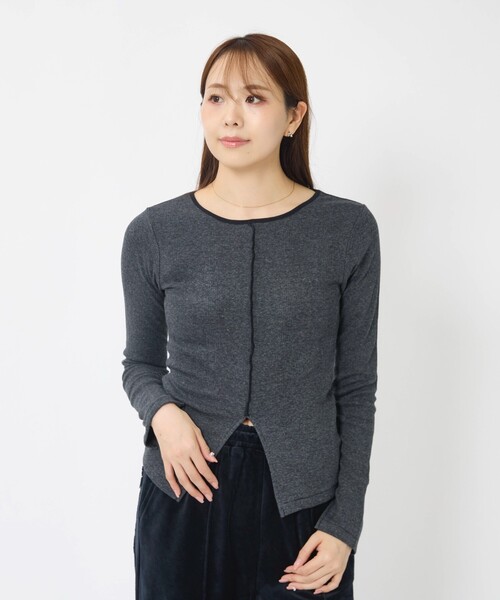 MILLER(ミラー)の「【Robert P Miller | ロバート・ピー・ミラー】Prib Slit PO/カットソー/長袖(Tシャツ/カットソー・レディース・ホワイト系その他/ブラウン系その他/ブラウン/チャコールグレー/ブラック系その他・フリー)」の15枚目の写真