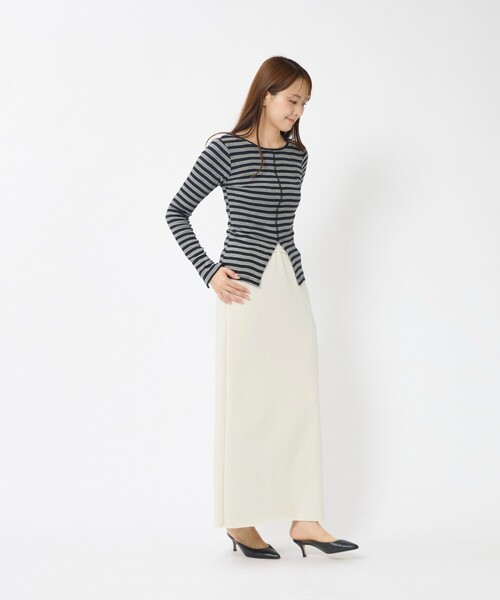 MILLER(ミラー)の「【Robert P Miller | ロバート・ピー・ミラー】Prib Slit PO/カットソー/長袖(Tシャツ/カットソー・レディース・ホワイト系その他/ブラウン系その他/ブラウン/チャコールグレー/ブラック系その他・フリー)」の12枚目の写真