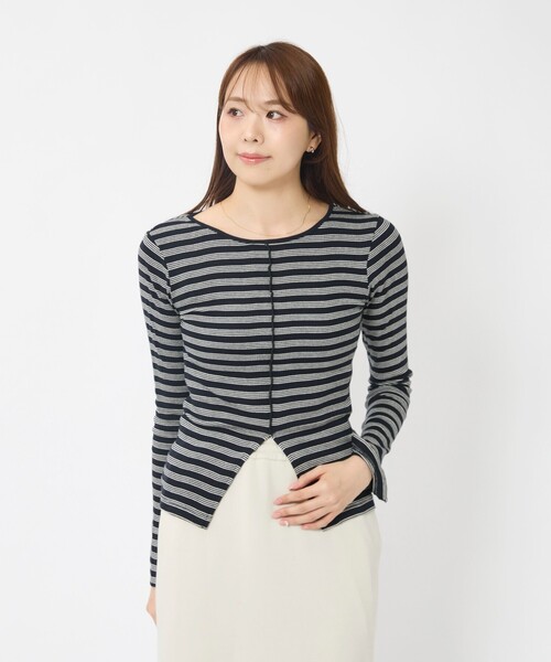 MILLER(ミラー)の「【Robert P Miller | ロバート・ピー・ミラー】Prib Slit PO/カットソー/長袖(Tシャツ/カットソー・レディース・ホワイト系その他/ブラウン系その他/ブラウン/チャコールグレー/ブラック系その他・フリー)」の13枚目の写真