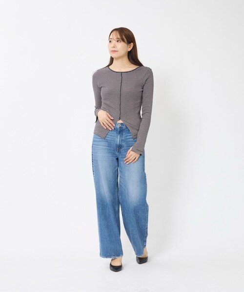 MILLER(ミラー)の「【Robert P Miller | ロバート・ピー・ミラー】Prib Slit PO/カットソー/長袖(Tシャツ/カットソー・レディース・ホワイト系その他/ブラウン系その他/ブラウン/チャコールグレー/ブラック系その他・フリー)」の11枚目の写真