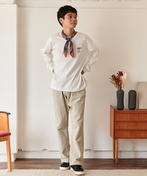 POWER TO THE PEOPLE（パワートゥーザピープル）の「オバケ刺繍ロンT（Tシャツ/カットソー・メンズ・ピンク/ブラック/ホワイト・X-LARGE/MEDIUM/LARGE）」の18枚目の写真