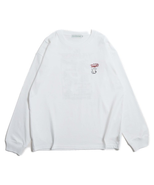 POWER TO THE PEOPLE（パワートゥーザピープル）の「オバケ刺繍ロンT（Tシャツ/カットソー・メンズ・ピンク/ブラック/ホワイト・X-LARGE/MEDIUM/LARGE）」の5枚目の写真