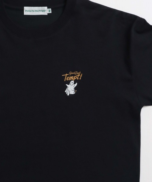 POWER TO THE PEOPLE（パワートゥーザピープル）の「オバケ刺繍ロンT（Tシャツ/カットソー・メンズ・ピンク/ブラック/ホワイト・X-LARGE/MEDIUM/LARGE）」の11枚目の写真