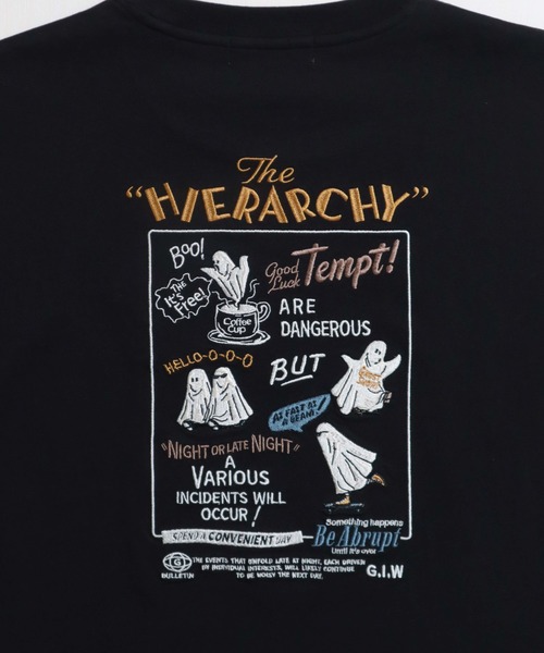 POWER TO THE PEOPLE（パワートゥーザピープル）の「オバケ刺繍ロンT（Tシャツ/カットソー・メンズ・ピンク/ブラック/ホワイト・X-LARGE/MEDIUM/LARGE）」の12枚目の写真