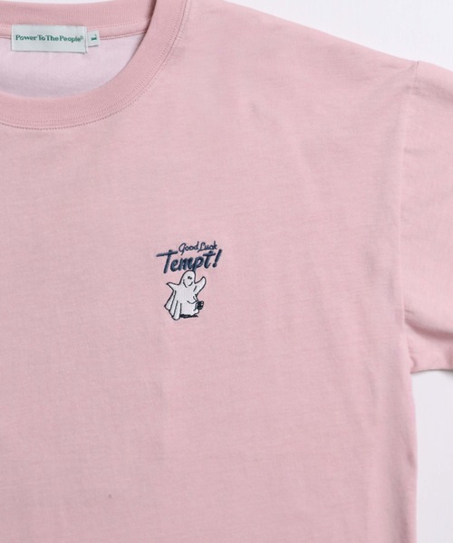 POWER TO THE PEOPLE（パワートゥーザピープル）の「オバケ刺繍ロンT（Tシャツ/カットソー・メンズ・ピンク/ブラック/ホワイト・X-LARGE/MEDIUM/LARGE）」の15枚目の写真
