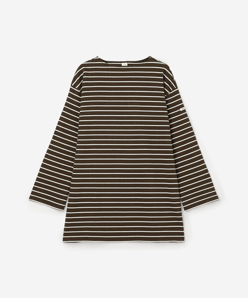 ORCIVAL(オーシバル)の「ORCIVAL | コットン天竺 ボートネック長袖カットソー WOMEN(Tシャツ/カットソー・レディース・ブラウン系その他/ブラック系その他・1)」の3枚目の写真