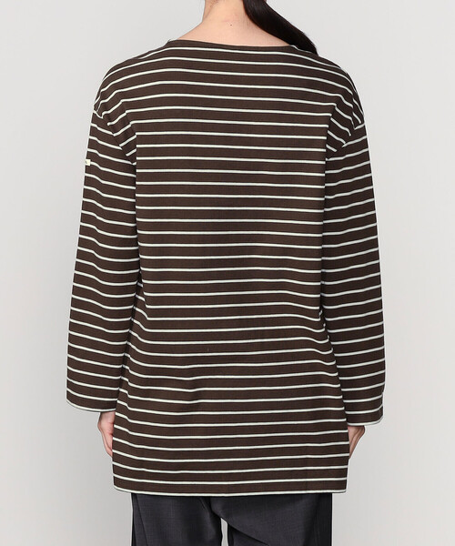 ORCIVAL(オーシバル)の「ORCIVAL | コットン天竺 ボートネック長袖カットソー WOMEN(Tシャツ/カットソー・レディース・ブラウン系その他/ブラック系その他・1)」の11枚目の写真