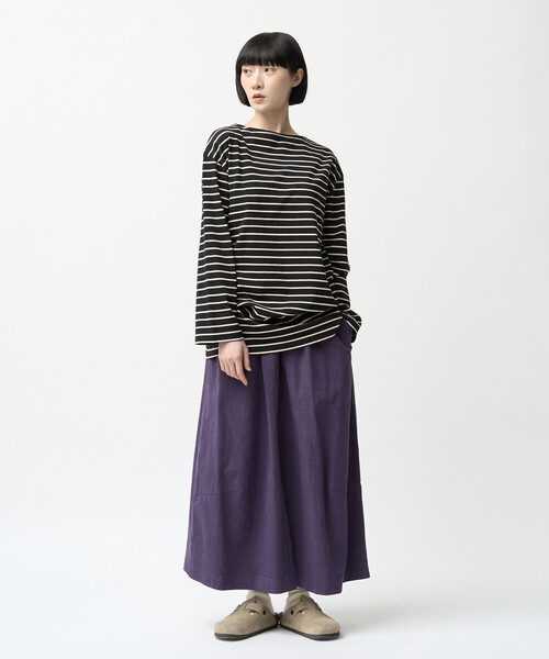 ORCIVAL(オーシバル)の「ORCIVAL | コットン天竺 ボートネック長袖カットソー WOMEN(Tシャツ/カットソー・レディース・ブラウン系その他/ブラック系その他・1)」の16枚目の写真