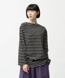 ORCIVAL | コットン天竺 ボートネック長袖カットソー WOMEN