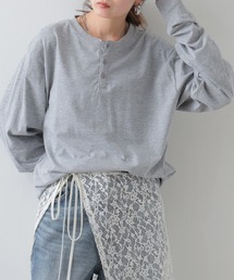 ヘンリーネック BIGロンTシャツ