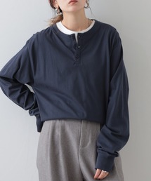 ヘンリーネック BIGロンTシャツ