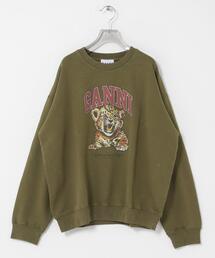 GANNI | GANNI ISOLI CREWNECK TIGER(スウェット)