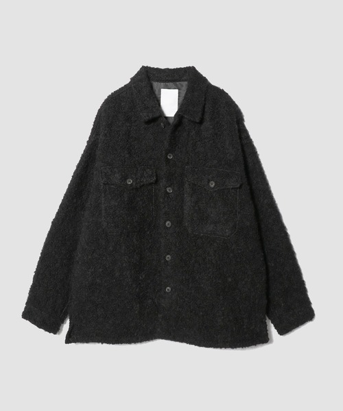 onegravity(ワングラビティ)の「onegravity / ウールアストラカン シャツジャケット(その他アウター・メンズ・ブラック・SMALL/MEDIUM/LARGE)」の2枚目の写真