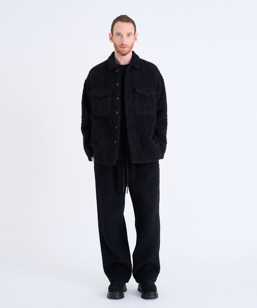 onegravity(ワングラビティ)の「onegravity / ウールアストラカン シャツジャケット(その他アウター・メンズ・ブラック・SMALL/MEDIUM/LARGE)」の3枚目の写真