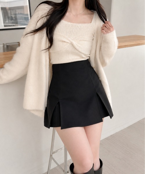 Mku Ekta（ムクエクタ）の「スリット入り台形ミニスカートパンツ（その他パンツ・レディース・ブラック・L/M/S）」の20枚目の写真