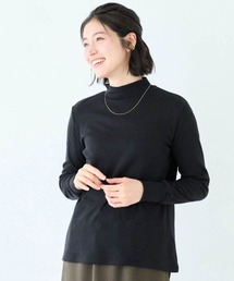 Hotcott（ホットコット）の「きこまぬコットン・あったかハイネック長袖Tシャツ【身生地綿100%】（Tシャツ/カットソー）」