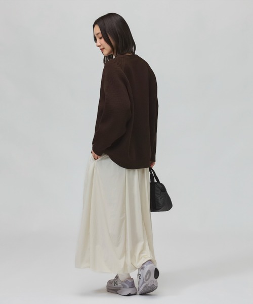 NEW BALANCE（ニューバランス）の「【別注】ニューバランス New Balance ニットプルオーバー 限定コラボ（ニット/セーター・レディース・ブラウン/ブラック/アイボリー・S/M/L/XL）」の11枚目の写真