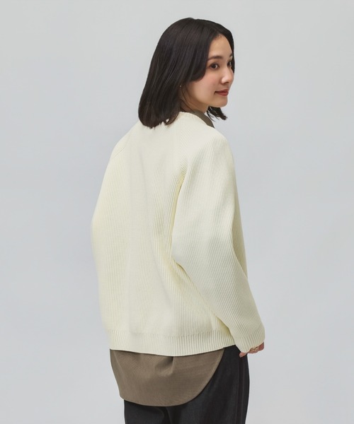NEW BALANCE（ニューバランス）の「【別注】ニューバランス New Balance ニットプルオーバー 限定コラボ（ニット/セーター・レディース・ブラウン/ブラック/アイボリー・S/M/L/XL）」の18枚目の写真