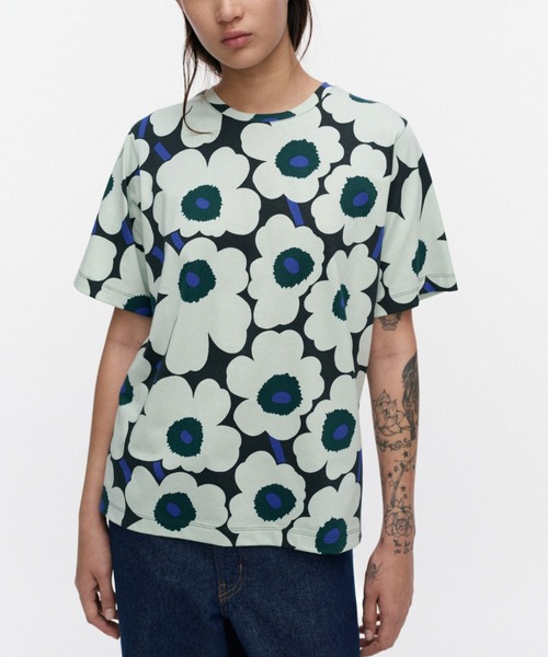 marimekko(マリメッコ)の「【ASIA EXCLUSIVE】Ae Tunnit Unikko /T-shirt(Tシャツ/カットソー・レディース・グリーン系その他・SMALL/LARGE/MEDIUM/XX-SMALL/X-SMALL)」の4枚目の写真