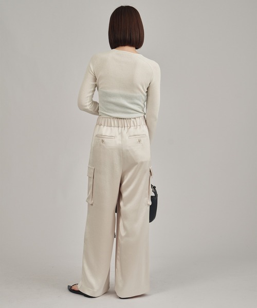 louren(ローレン )の「【louren/ローレン】Vneck knit bodysuit/Vネックニットボディスーツ(ニット/セーター・レディース・ワイン/ベージュ/ブラック/アイボリー・FREE)」の7枚目の写真