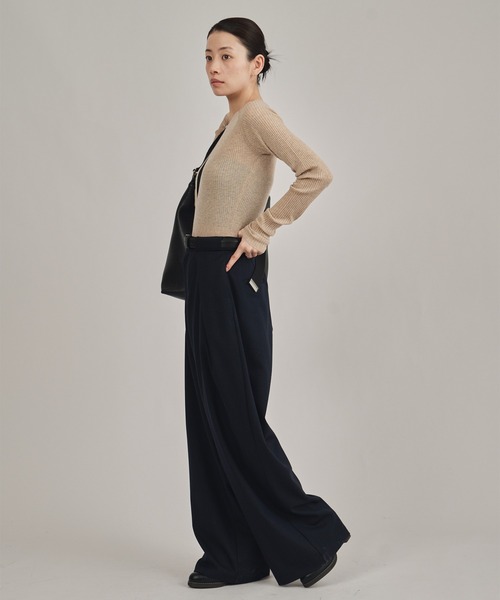 louren(ローレン )の「【louren/ローレン】Vneck knit bodysuit/Vネックニットボディスーツ(ニット/セーター・レディース・ワイン/ベージュ/ブラック/アイボリー・FREE)」の9枚目の写真