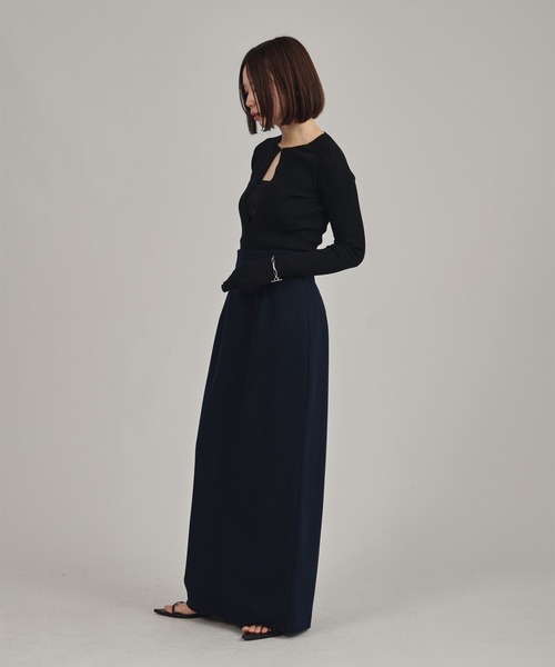 louren(ローレン )の「【louren/ローレン】Vneck knit bodysuit/Vネックニットボディスーツ(ニット/セーター・レディース・ワイン/ベージュ/ブラック/アイボリー・FREE)」の13枚目の写真