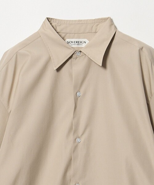 SOVEREIGN(ソブリン)の「<SOVEREIGN>ソリッド レギュラーカラーシャツ(シャツ/ブラウス・メンズ・ホワイト/ベージュ・M/L)」の11枚目の写真