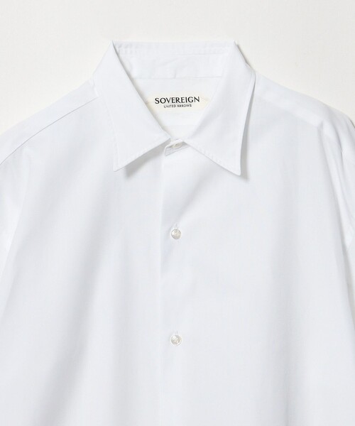 SOVEREIGN(ソブリン)の「<SOVEREIGN>ソリッド レギュラーカラーシャツ(シャツ/ブラウス・メンズ・ホワイト/ベージュ・M/L)」の17枚目の写真