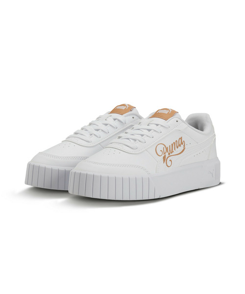 PUMA(プーマ)の「PUMA プーマ ウィメンズ キャリーナ ミア プーマ スニーカー(スニーカー・レディース・ホワイト系その他2・25.5cm/26.0cm/25.0cm/22.0cm/24.0cm/24.5cm/23.5cm/22.5cm/23.0cm)」の2枚目の写真