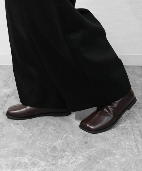 THE CELL.(ザセルドット)の「スクエアショートブーツ SQUARE ANKLE BOOTS(ブーツ・レディース・ブラック/ブラウン・39/37/35)」の13枚目の写真