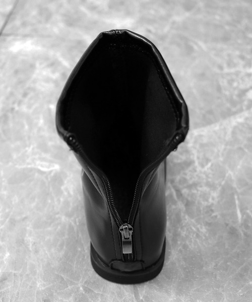 THE CELL.(ザセルドット)の「スクエアショートブーツ SQUARE ANKLE BOOTS(ブーツ・レディース・ブラック/ブラウン・39/37/35)」の18枚目の写真