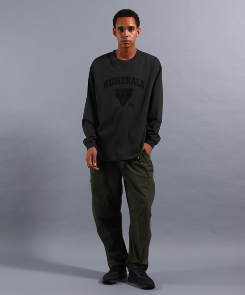 NUMERALS（ヌメラルズ）の「[NUMERALS]NO WORRIES NUMERALS LOGO HIGH-DENSITY T（Tシャツ/カットソー・メンズ・ホワイト/ブラック/パープル・LARGE/MEDIUM）」の9枚目の写真