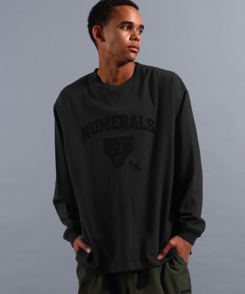 NUMERALS（ヌメラルズ）の「[NUMERALS]NO WORRIES NUMERALS LOGO HIGH-DENSITY T（Tシャツ/カットソー・メンズ・ホワイト/ブラック/パープル・LARGE/MEDIUM）」の12枚目の写真