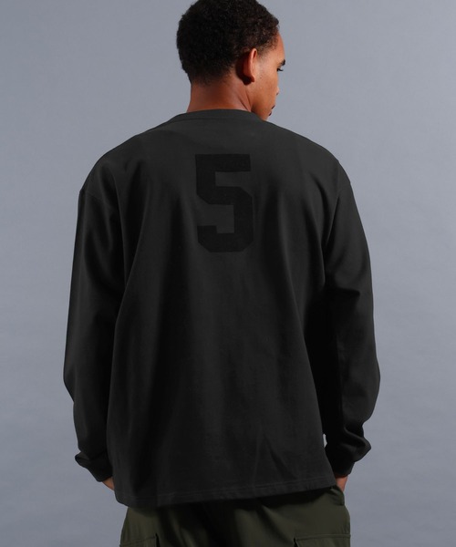 NUMERALS（ヌメラルズ）の「[NUMERALS]NO WORRIES NUMERALS LOGO HIGH-DENSITY T（Tシャツ/カットソー・メンズ・ホワイト/ブラック/パープル・LARGE/MEDIUM）」の13枚目の写真