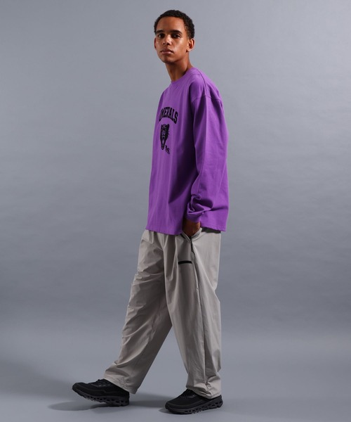 NUMERALS（ヌメラルズ）の「[NUMERALS]NO WORRIES NUMERALS LOGO HIGH-DENSITY T（Tシャツ/カットソー・メンズ・ホワイト/ブラック/パープル・LARGE/MEDIUM）」の15枚目の写真
