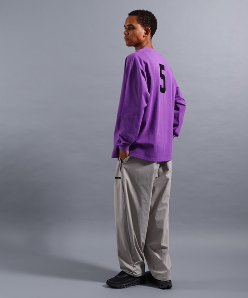 NUMERALS（ヌメラルズ）の「[NUMERALS]NO WORRIES NUMERALS LOGO HIGH-DENSITY T（Tシャツ/カットソー・メンズ・ホワイト/ブラック/パープル・LARGE/MEDIUM）」の16枚目の写真